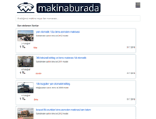 Tablet Screenshot of makinaburada.net